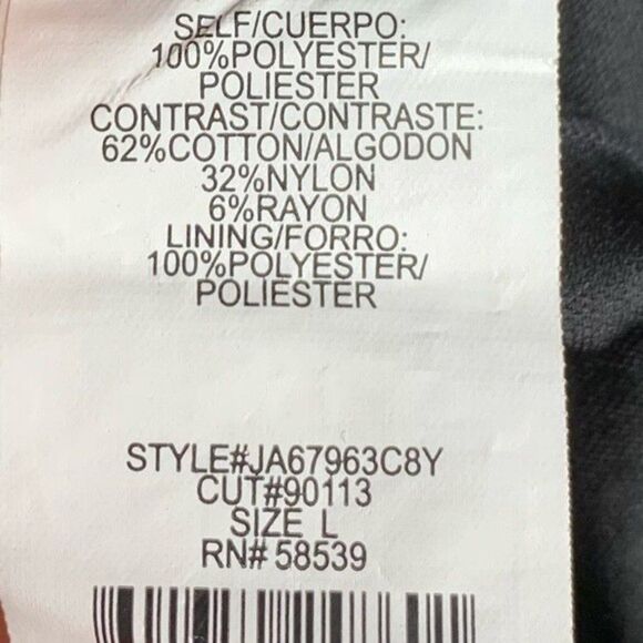 Speechless Black Brown Cheetah Leopard Animal Print Long Sheer Sleeves Lace L - Picture 10 of 10